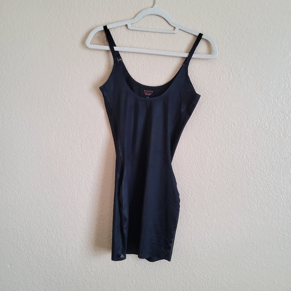 Assets by Spanx Allover Super Shaping Shapewear Dress Size L Brack